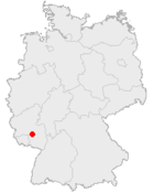 Wiesweiler liegt im Sdwesten Deutschlands